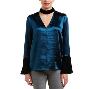 Tahari Women’s Sheldon Blouse with Bellsleeve